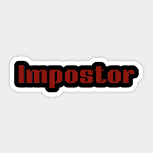 Impostor Sticker